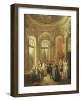 Fete Galante, Music and Dancing-Jean Baptiste Pater-Framed Giclee Print