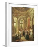 Fete Galante, Music and Dancing-Jean Baptiste Pater-Framed Giclee Print