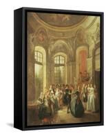 Fete Galante, Music and Dancing-Jean Baptiste Pater-Framed Stretched Canvas