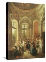 Fete Galante, Music and Dancing-Jean Baptiste Pater-Stretched Canvas