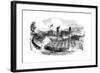 Fete in Celebration of Winning the Coal on the Rhondda Branch of the Taff Vale Railway, 1851-null-Framed Giclee Print