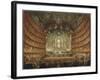 Fête musicale donnée par le cardinal de la Rochefoucauld au théâtre Argentina de Rome le 15-Giovanni Paolo Pannini-Framed Giclee Print