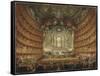 Fête musicale donnée par le cardinal de la Rochefoucauld au théâtre Argentina de Rome le 15-Giovanni Paolo Pannini-Framed Stretched Canvas