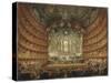 Fête musicale donnée par le cardinal de la Rochefoucauld au théâtre Argentina de Rome le 15-Giovanni Paolo Pannini-Stretched Canvas