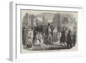 Fete of the Rosiere, at Nanterre, Near Paris-null-Framed Giclee Print