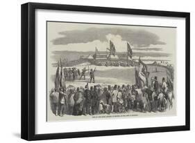Fete of the Royal Company of Archers, on the Links of Montrose-null-Framed Premium Giclee Print