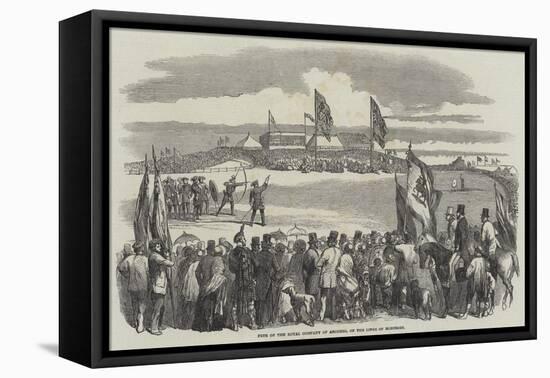 Fete of the Royal Company of Archers, on the Links of Montrose-null-Framed Stretched Canvas