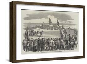 Fete of the Royal Company of Archers, on the Links of Montrose-null-Framed Giclee Print