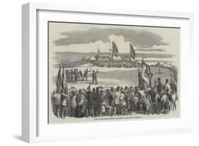 Fete of the Royal Company of Archers, on the Links of Montrose-null-Framed Giclee Print