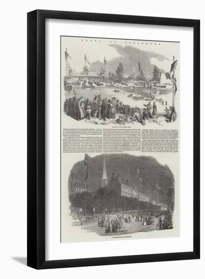 Fetes at Strasburg-null-Framed Giclee Print