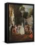 'Fetes Venitiennes', 1718-1719-Jean-Antoine Watteau-Framed Stretched Canvas