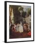 Fetes Venitiennes, c1718, (1938)-Jean-Antoine Watteau-Framed Giclee Print