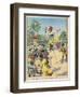 Fetish Dance, Dahomey-Paul Dufresne-Framed Art Print