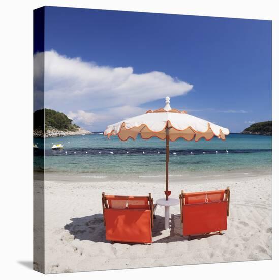 Fetovaia Beach, Island of Elba, Livorno Province, Tuscany, Italy-Markus Lange-Stretched Canvas