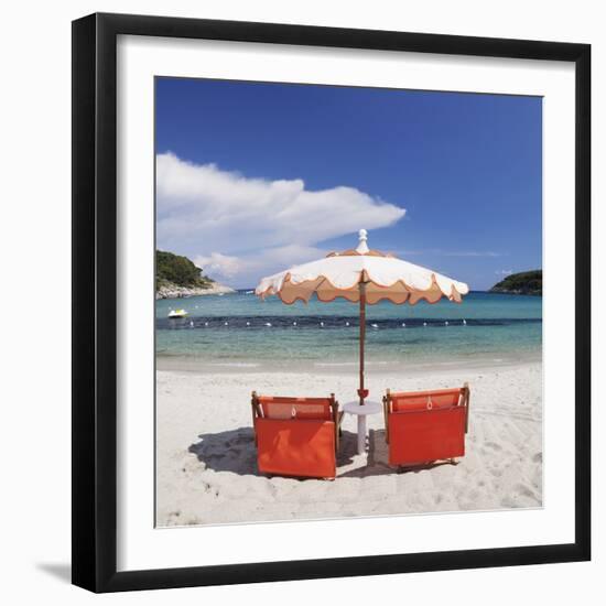 Fetovaia Beach, Island of Elba, Livorno Province, Tuscany, Italy-Markus Lange-Framed Photographic Print