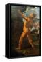 Fettered Demon of Saint Bernard of Clairvaux-Bento Coelho da Silveira-Framed Stretched Canvas