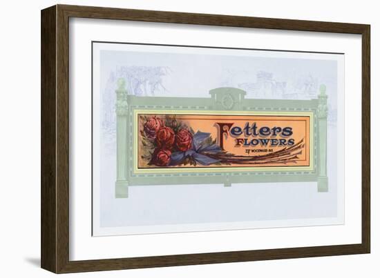 Fetters Flowers-null-Framed Art Print