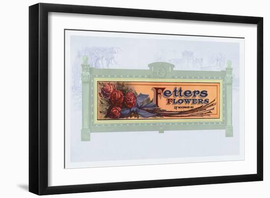 Fetters Flowers-null-Framed Art Print