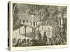 Feu D'Artifice, Tire Place Du Palais-Royal En 1644-null-Stretched Canvas