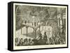 Feu D'Artifice, Tire Place Du Palais-Royal En 1644-null-Framed Stretched Canvas