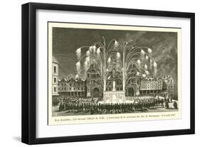 Feu D'Artifice-null-Framed Giclee Print