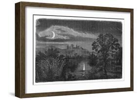 Feu Follet on Lake-null-Framed Art Print