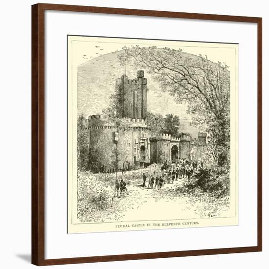 Feudal Castle in the Eleventh Century-null-Framed Giclee Print