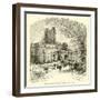 Feudal Castle in the Eleventh Century-null-Framed Giclee Print