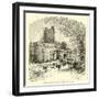 Feudal Castle in the Eleventh Century-null-Framed Giclee Print