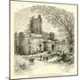 Feudal Castle in the Eleventh Century-null-Mounted Giclee Print