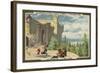 Feudal Castle-null-Framed Giclee Print