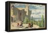 Feudal Castle-null-Framed Stretched Canvas