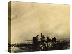 Feudal Ruins-Victor Hugo-Stretched Canvas