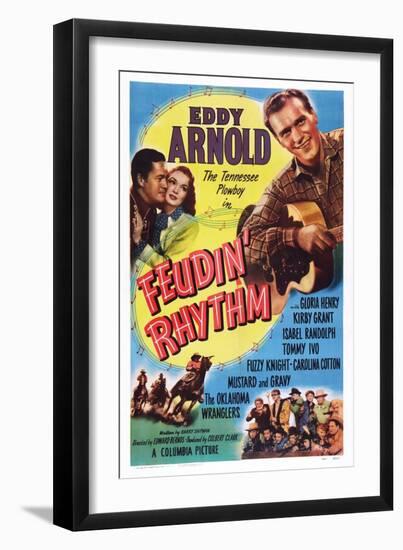 Feudin' Rhythm-null-Framed Art Print