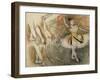 Feuille d'étude : danseuse au tambourin ou Danseuse espagnole-Edgar Degas-Framed Giclee Print