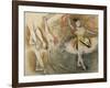 Feuille d'étude : danseuse au tambourin ou Danseuse espagnole-Edgar Degas-Framed Giclee Print