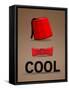 Fez and Bowtie Cool-null-Framed Stretched Canvas