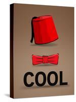 Fez and Bowtie Cool-null-Stretched Canvas