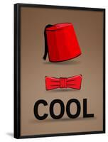 Fez and Bowtie Cool-null-Framed Poster