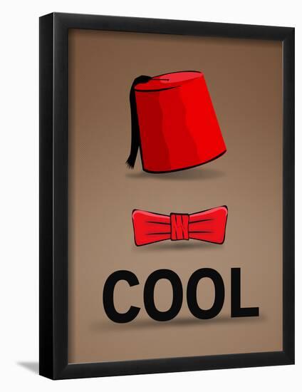 Fez and Bowtie Cool-null-Framed Poster