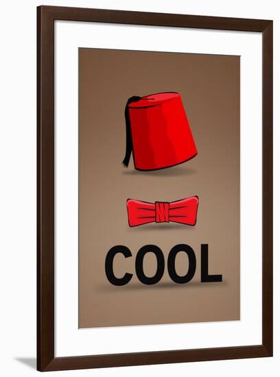 Fez and Bowtie Cool-null-Framed Art Print