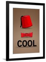 Fez and Bowtie Cool-null-Framed Art Print