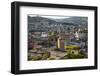 Fez, Morocco. Ancient city of Fez, its mosques and tile roofs-Jolly Sienda-Framed Photographic Print