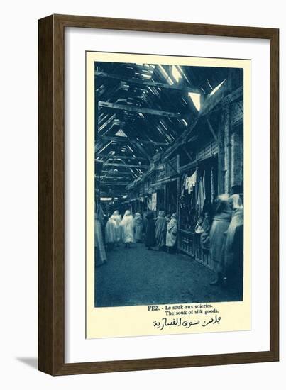 Fez Silk Market-null-Framed Art Print