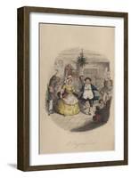 Fezziwig's Ball - a Christmas Carol, 1843-John Leech-Framed Giclee Print