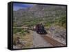 Ffestiniog Railway at Tanygrisiau-Nigel Blythe-Framed Stretched Canvas