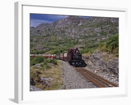 Ffestiniog Railway at Tanygrisiau-Nigel Blythe-Framed Photographic Print