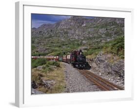 Ffestiniog Railway at Tanygrisiau-Nigel Blythe-Framed Photographic Print