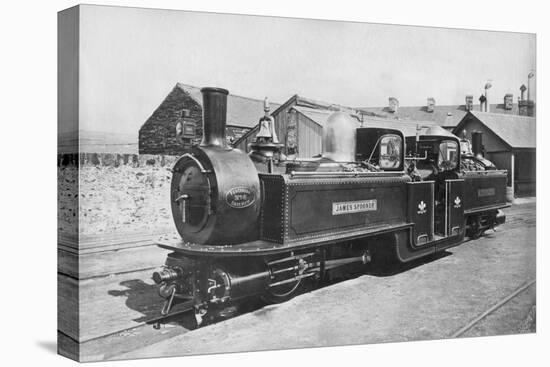 Ffestiniog Railway Steam Locomotive No 8 'James Spooner, 1872-null-Stretched Canvas