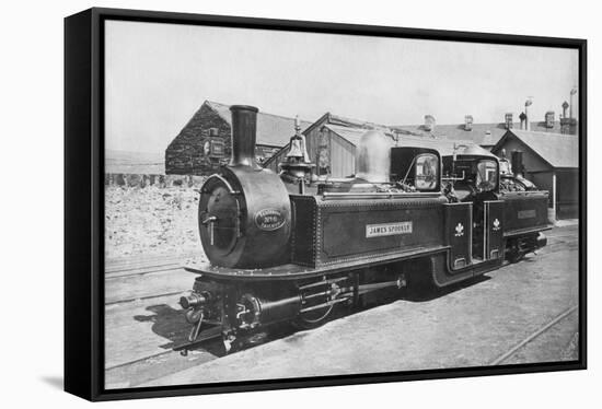 Ffestiniog Railway Steam Locomotive No 8 'James Spooner, 1872-null-Framed Stretched Canvas